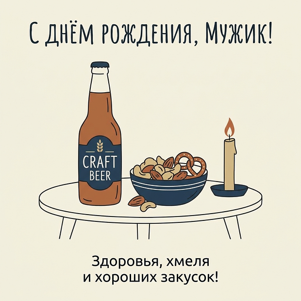 Скачать бесплатно картинку с днем рождения мужчине