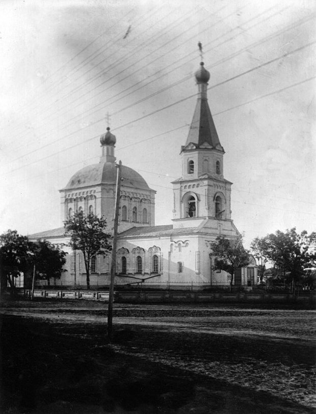 Никольская церковь (разрушена в 1936 году) в станице Егорлыкской Ростовской области