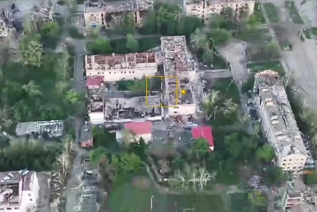 Российские военные в Константиновке
