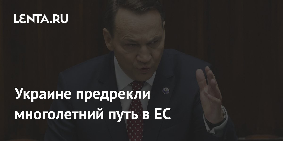 Украине предрекли многолетний путь в ЕС