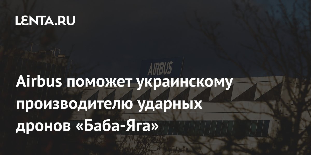 Airbus поможет украинскому производителю ударных дронов «Баба-Яга»