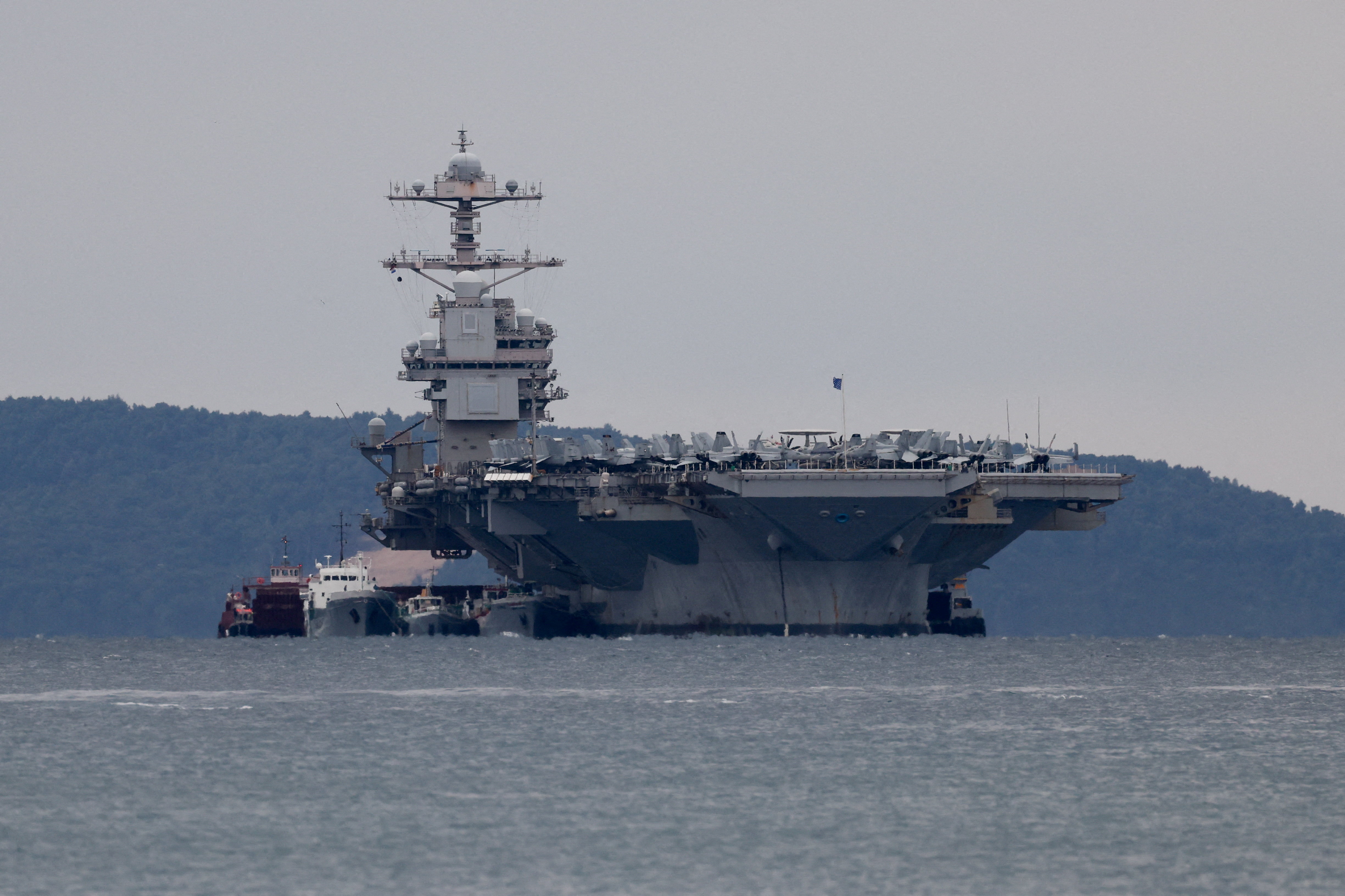 F-35C&nbsp; ��������� ������� �������� ��� ��������� Gerald Ford