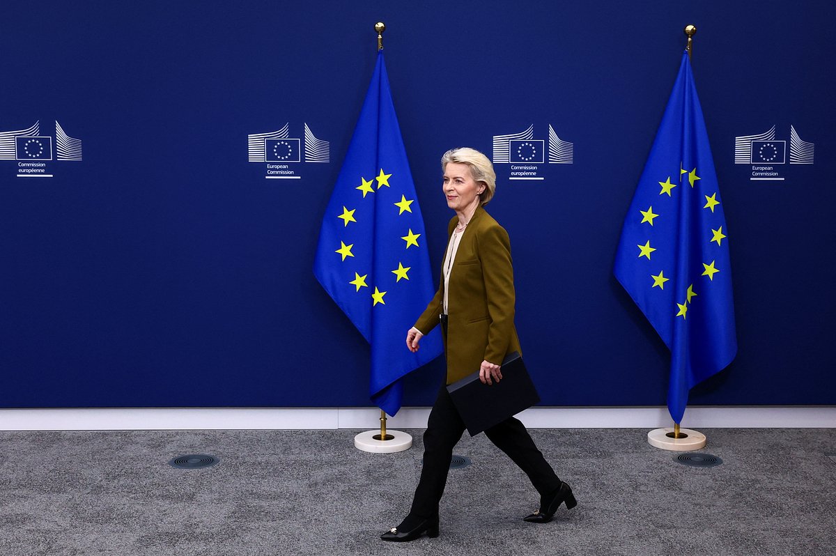 Президент Еврокомиссии Урсула фон дер Ляйен, Брюссель, 9 июня 2026 года