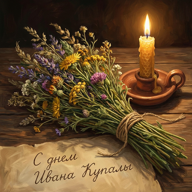 Красивая картинка с днем Ивана Купалы
