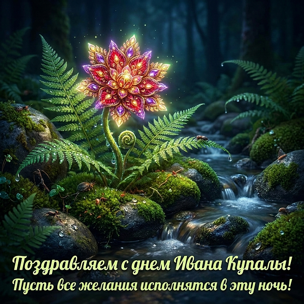 Скачать открытку с днем Ивана Купалы
