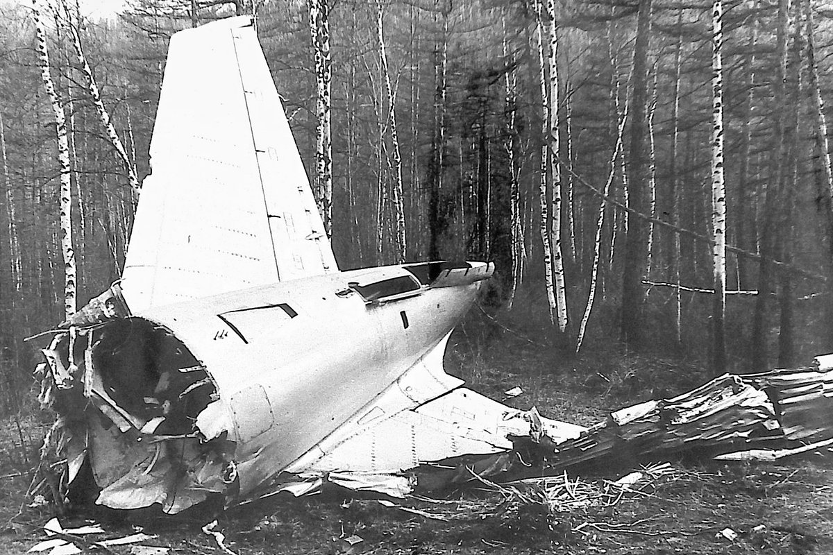 Обломки Ту-104А под Читой