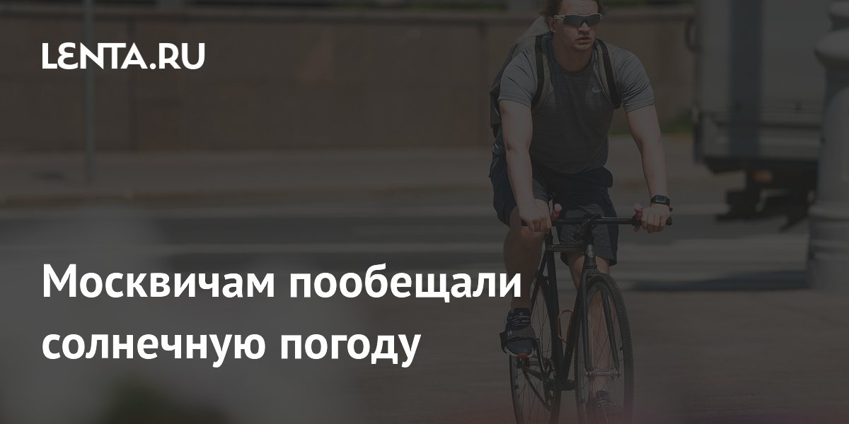 Москвичам пообещали солнечную погоду