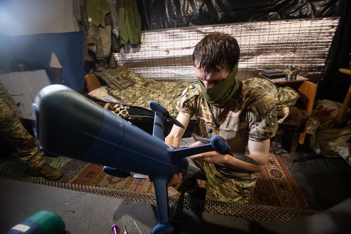 Военный и БПЛА ВСУ в Сумах