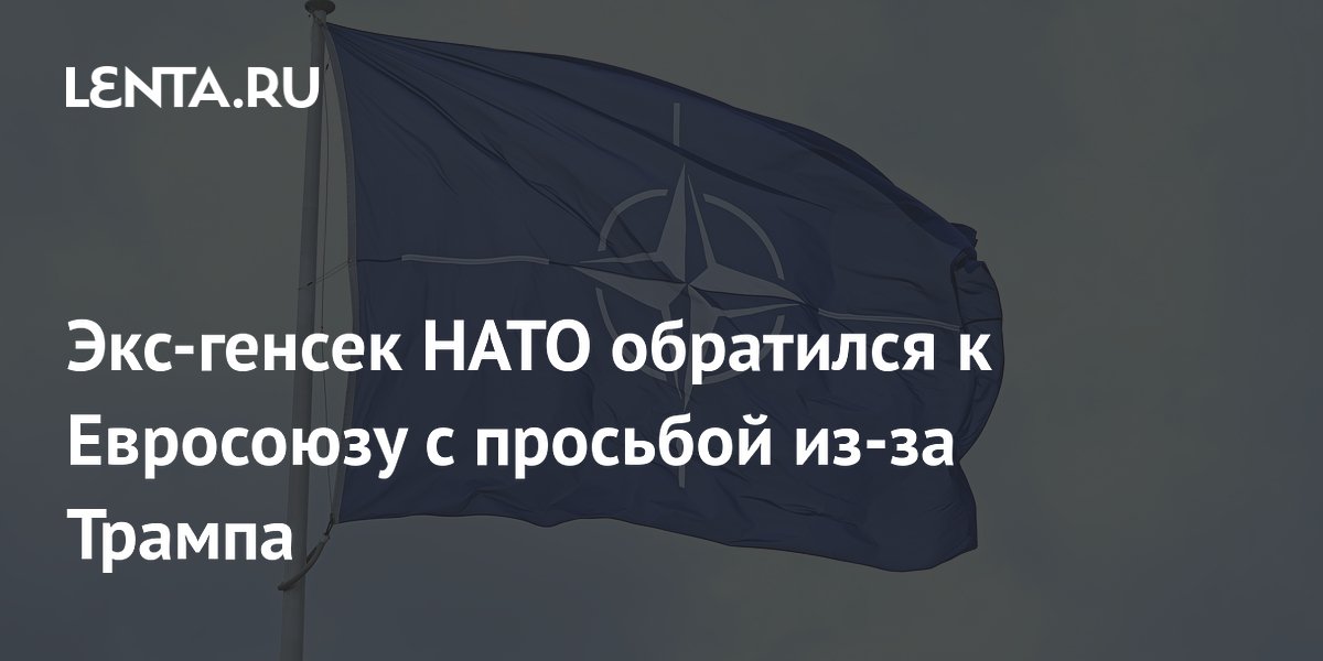 Экс-генсек НАТО обратился к Евросоюзу с просьбой из-за Трампа