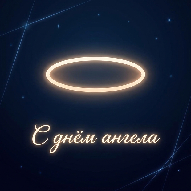 Открытка с пожеланиями на день ангела