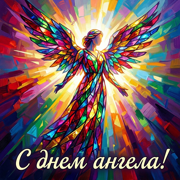 Открытка с днем ангела