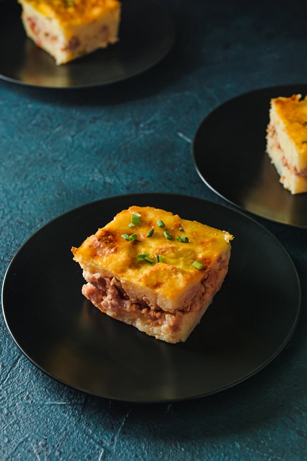 Запеканка из мяса и картофеля