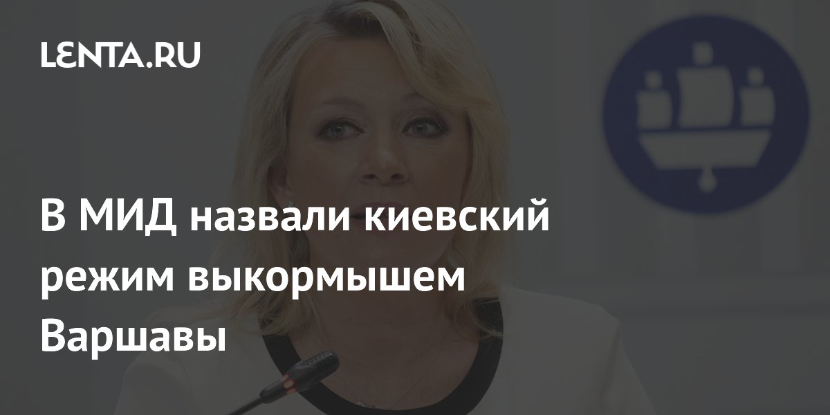 В МИД назвали киевский режим выкормышем Варшавы