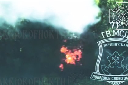 Зачистку лесных массивов Волчанского района российскими военными показали на видео