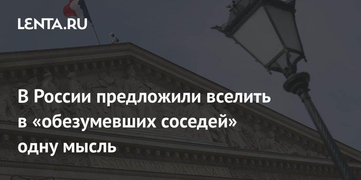 В России предложили вселить в «обезумевших соседей» одну мысль