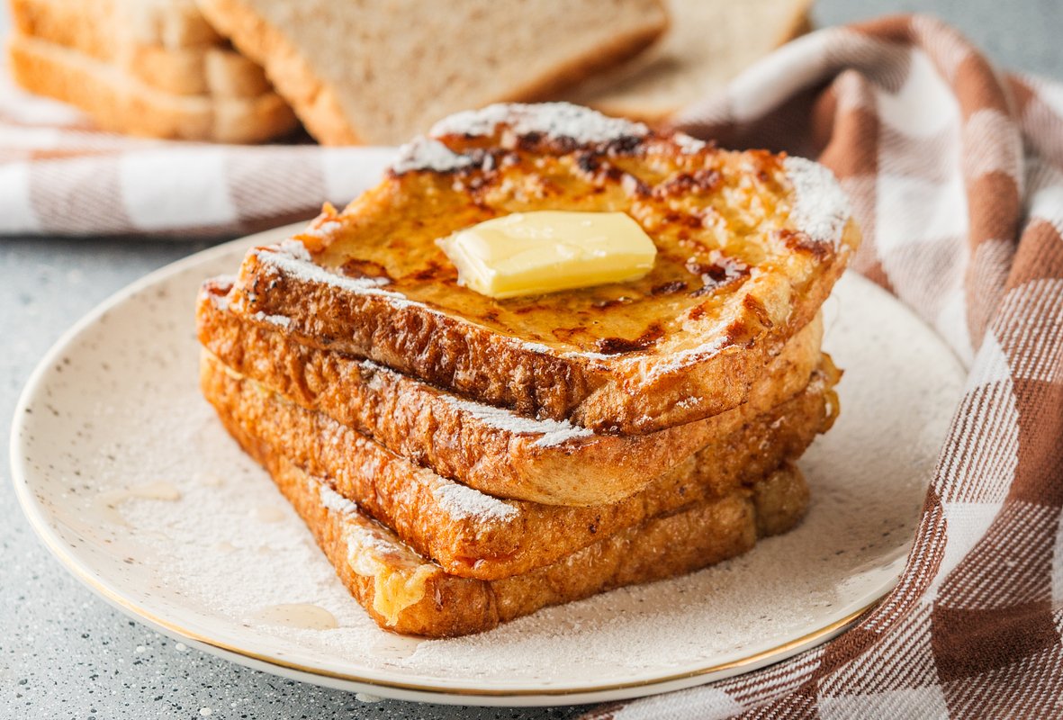 French toast with egg without milk Photo: Ramina_J / Shutterstock / Fotodom