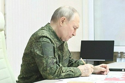 Путину доложили о наступлении ВС России под Сумами