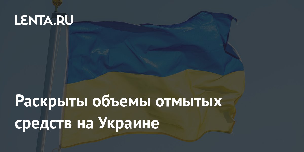 Раскрыты объемы отмытых средств на Украине