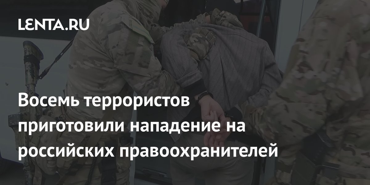 Восемь террористов приготовили нападение на российских правоохранителей