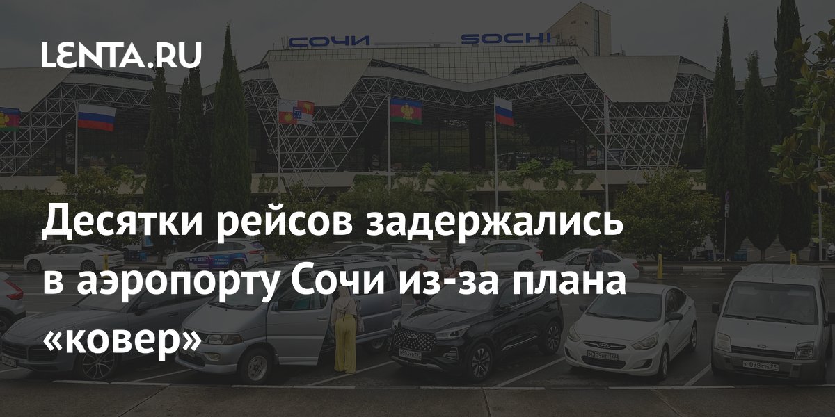 Десятки рейсов задержались в аэропорту Сочи из-за плана «ковер»