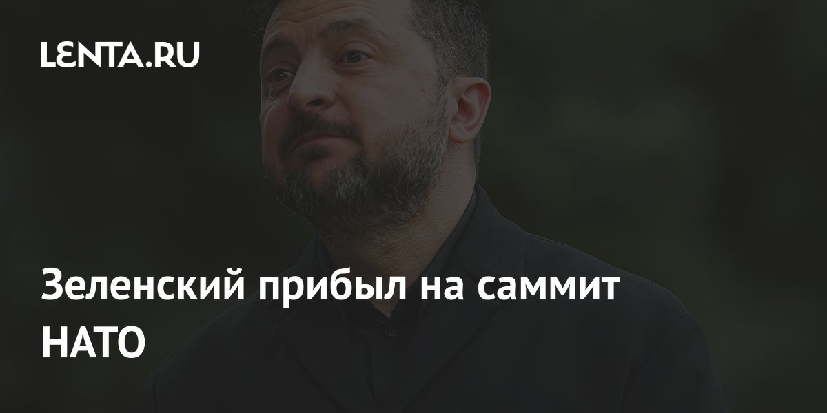 Зеленский прибыл на саммит НАТО