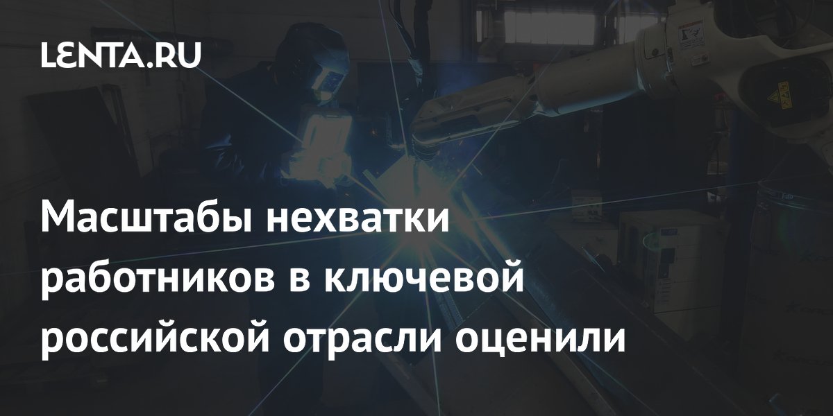 Масштабы нехватки работников в ключевой российской отрасли оценили