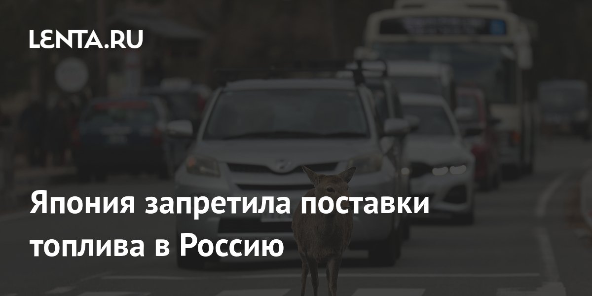 Япония запретила поставки топлива в Россию