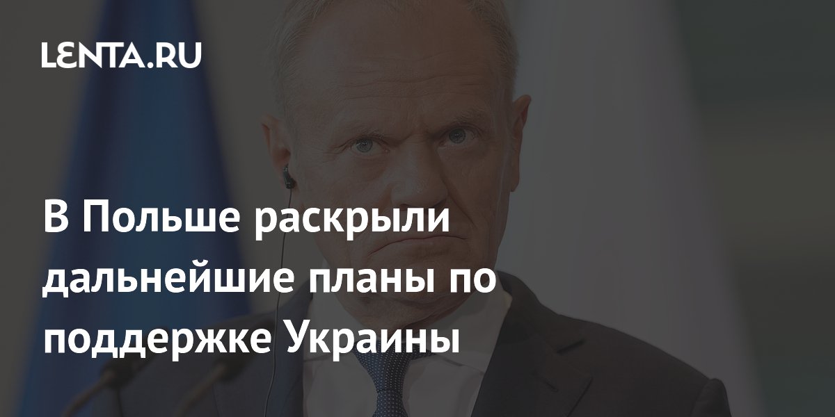 В Польше раскрыли дальнейшие планы по поддержке Украины