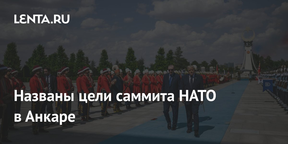 Названы цели саммита НАТО в Анкаре