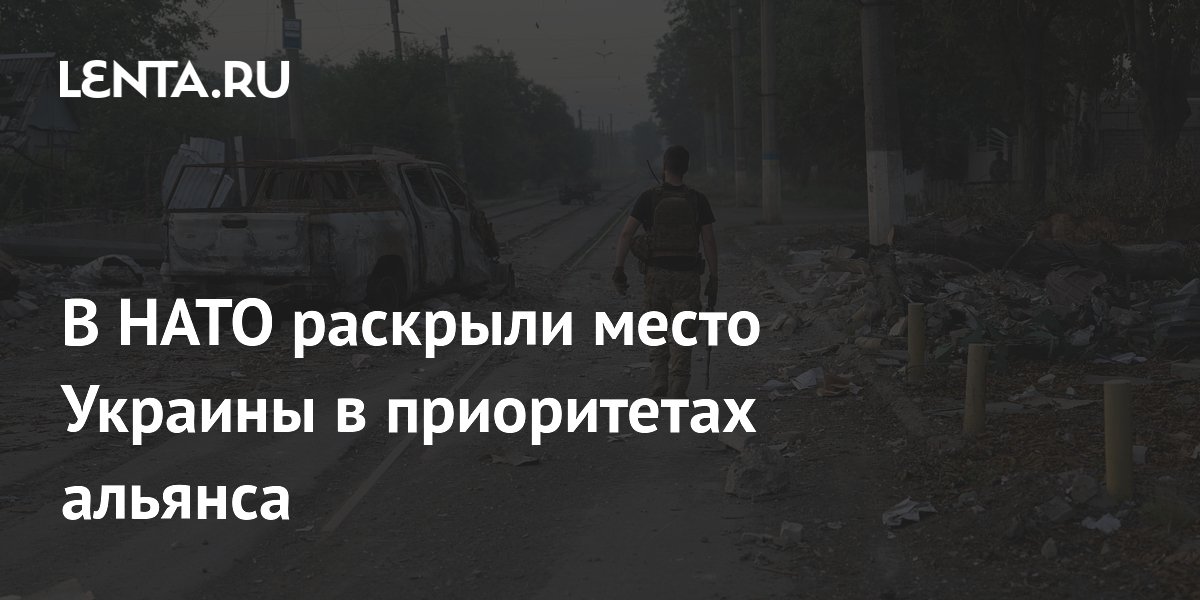В НАТО раскрыли место Украины в приоритетах альянса