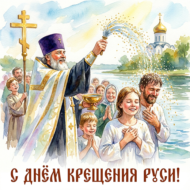 Поздравление с Днем Крещения Руси
