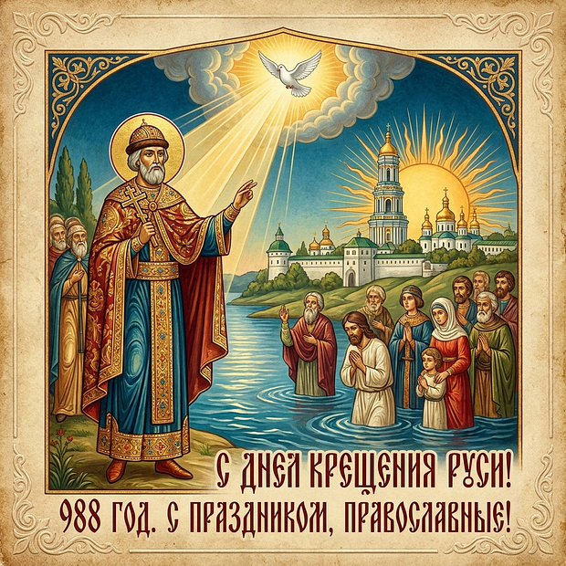 Поздравление с Днем Крещения Руси