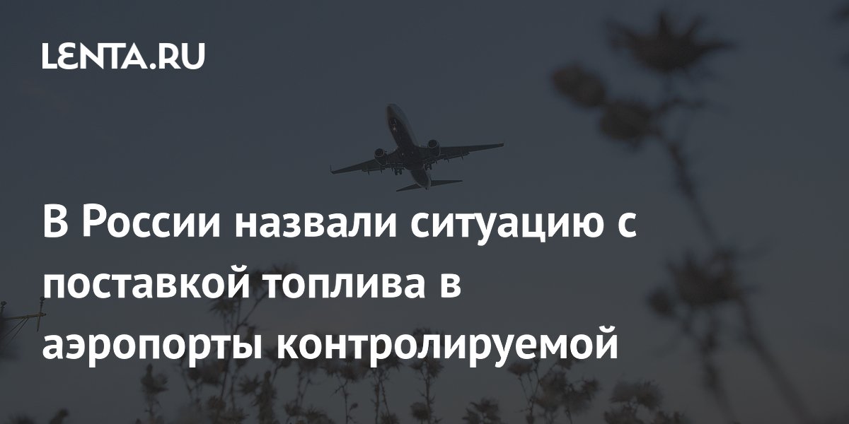 В России назвали ситуацию с поставкой топлива в аэропорты контролируемой