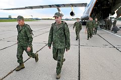 Возвращенные из украинского плена российские военные