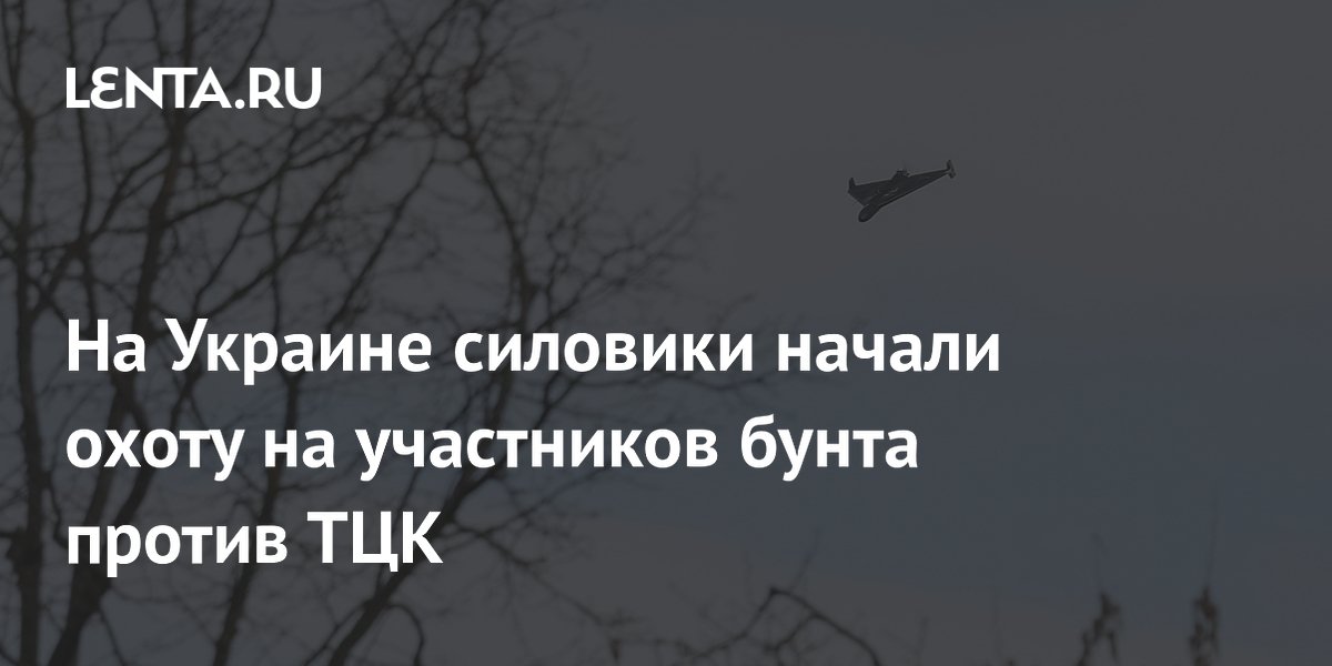 На Украине силовики начали охоту на участников бунта против ТЦК