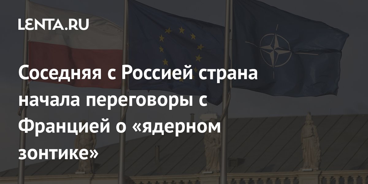 Соседняя с Россией страна начала переговоры с Францией о «ядерном зонтике»