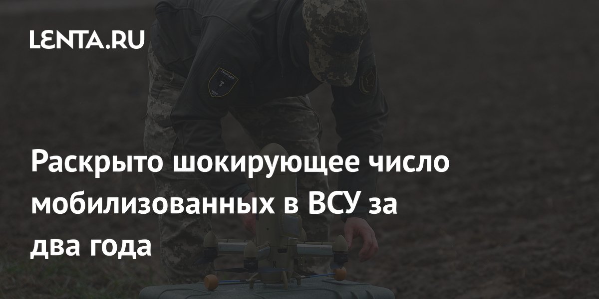 Раскрыто шокирующее число мобилизованных в ВСУ за два года