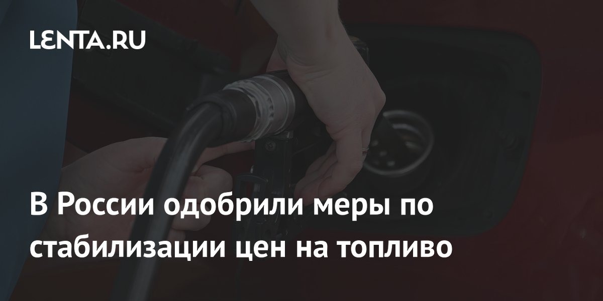В России одобрили меры по стабилизации цен на топливо