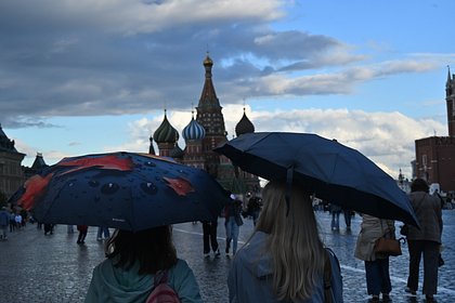Москвичам рассказали о приближающихся дождях