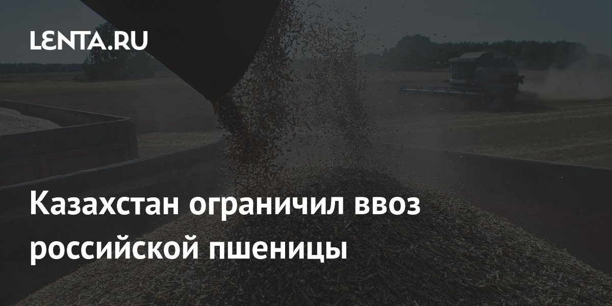 Казахстан ограничил ввоз российской пшеницы