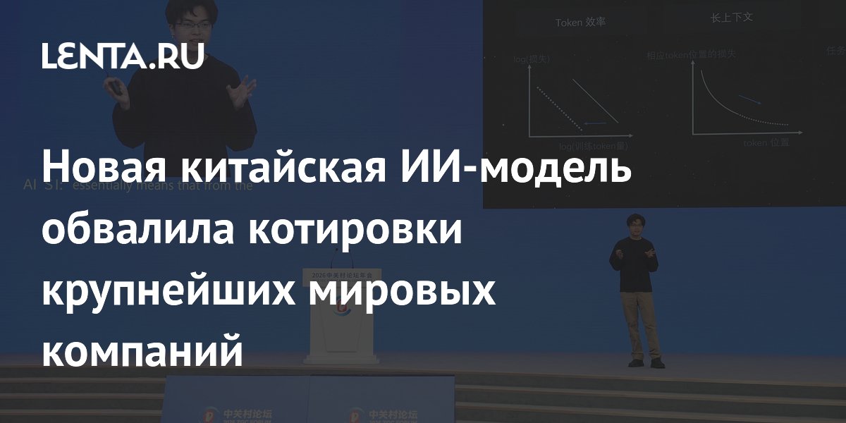 Новая китайская ИИ-модель обвалила котировки крупнейших мировых компаний