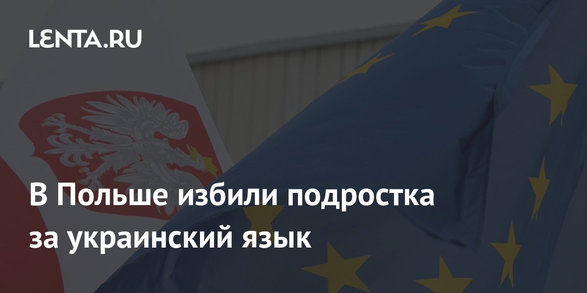 В Польше избили подростка за украинский язык