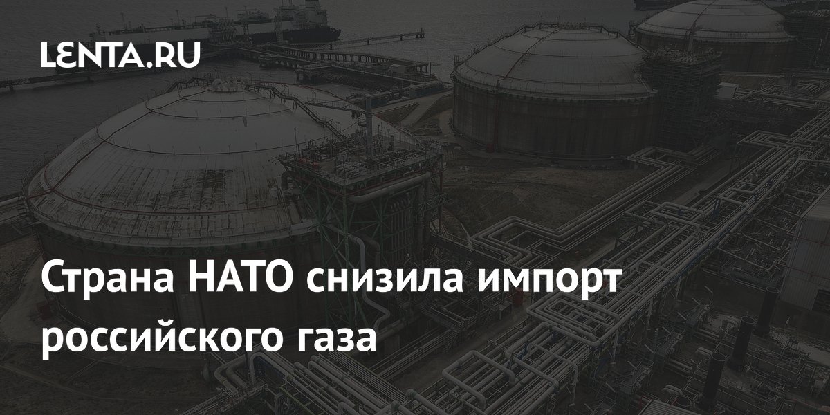 Страна НАТО снизила импорт российского газа
