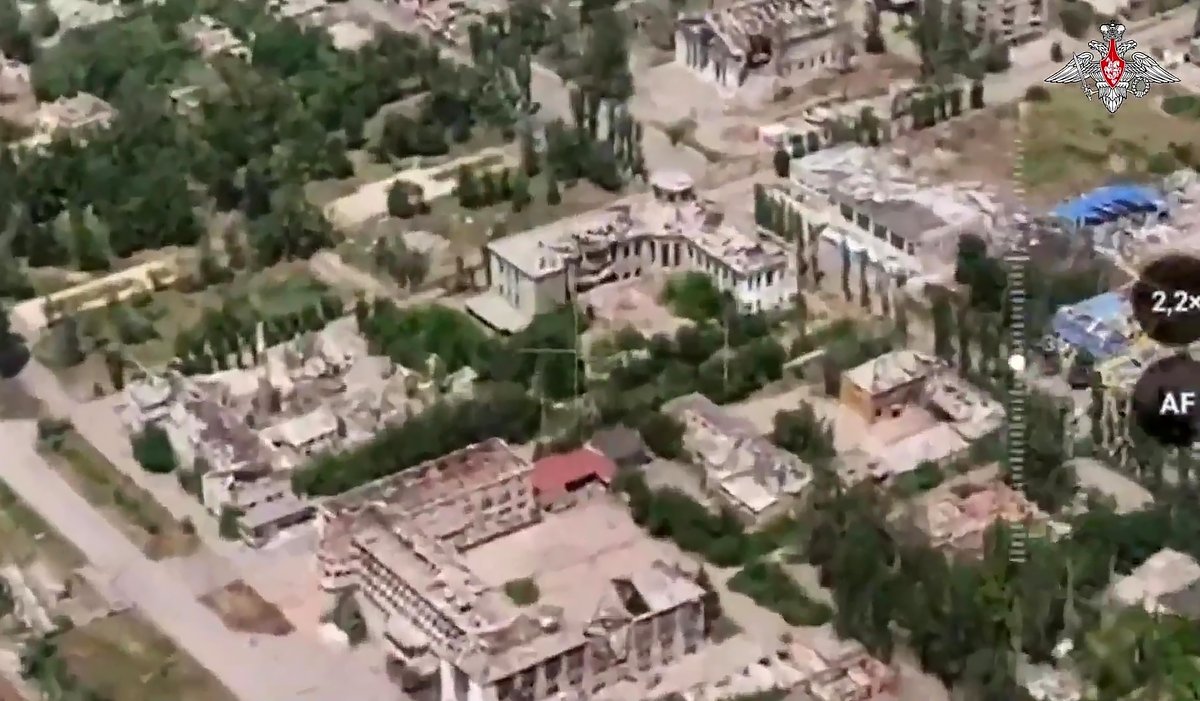 Взятые под контроль военнослужащими ВС РФ районы Константиновки в Донецкой Народной Республике