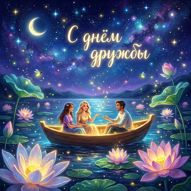 Скачать открытку с Днем дружбы

