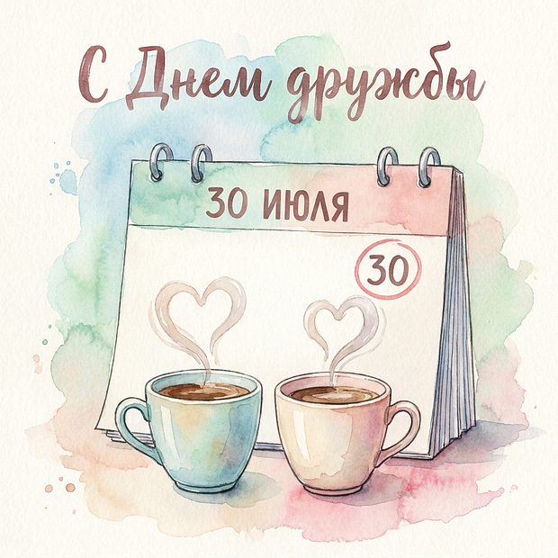 Открытка на День дружбы
