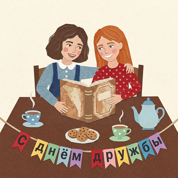 Красивая картинка на День дружбы
