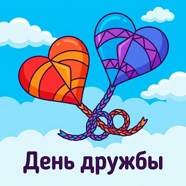 Красивая картинка на День дружбы
