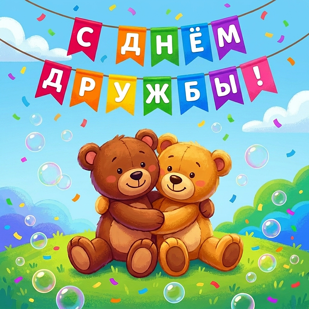 Картинка на День дружбы

