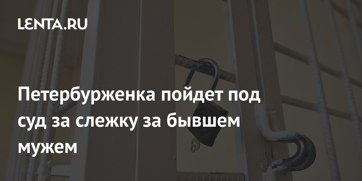 Петербурженка пойдет под суд за слежку за бывшем мужем